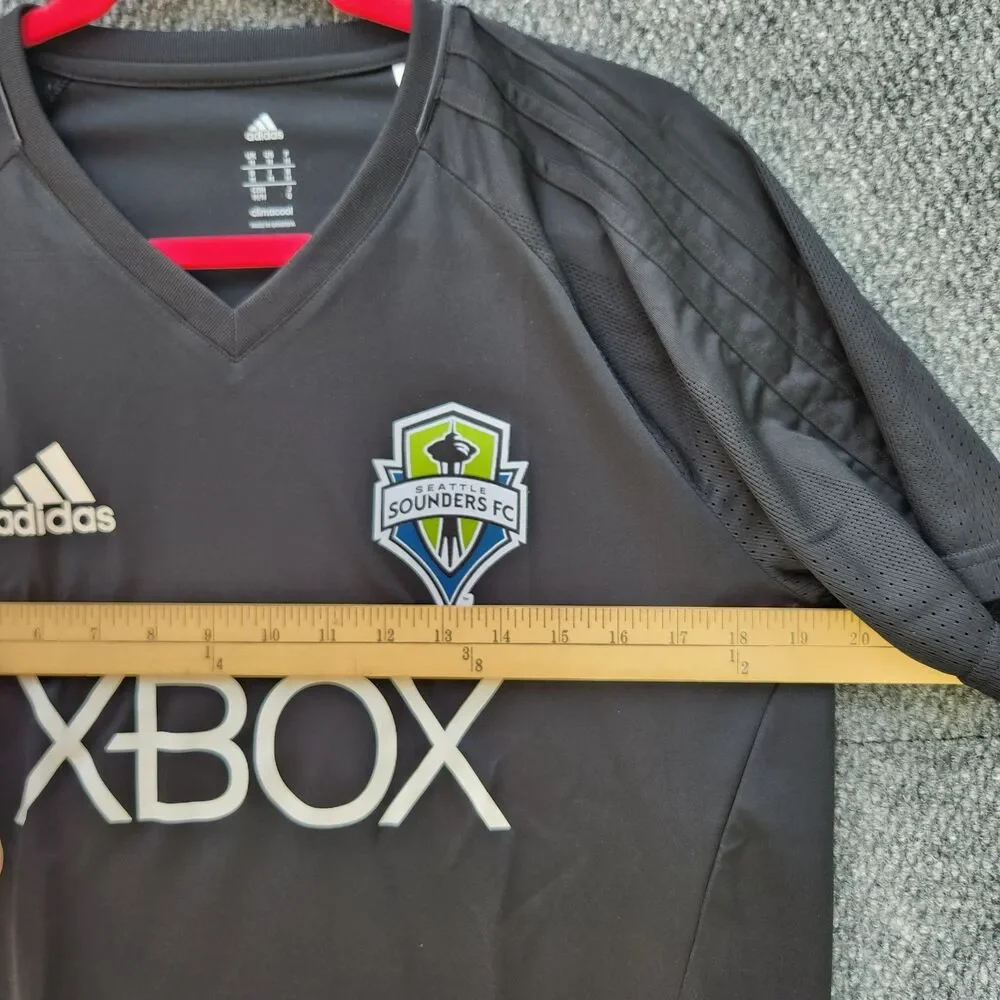 Adidas Seattle Sounders FC Training Jersey Xbox MLS Soccer 08 2016  Medium Black